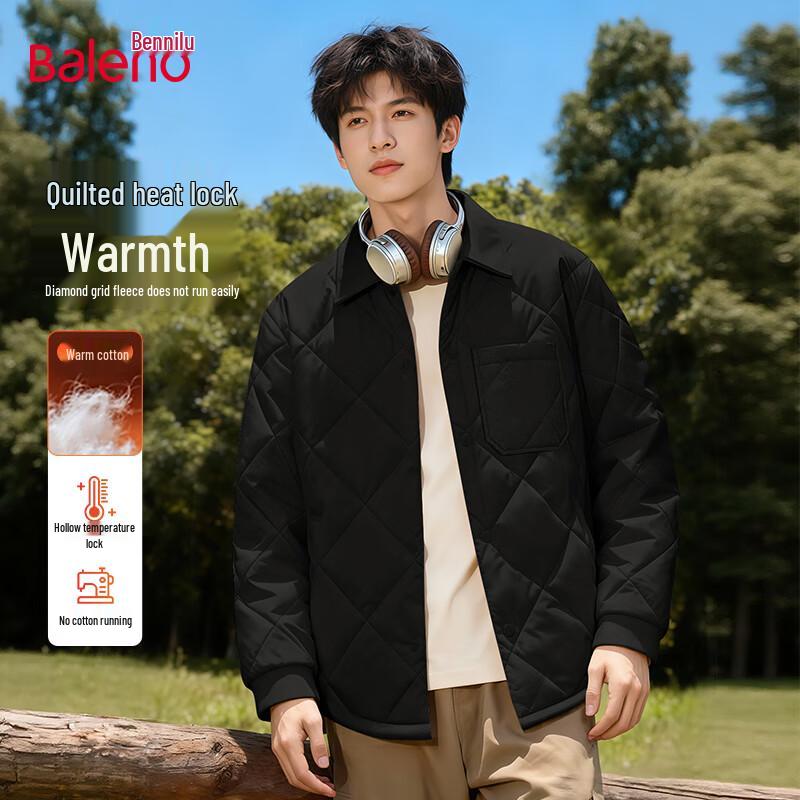 Baleno Men's Diamond Quilted Puffer Jacket