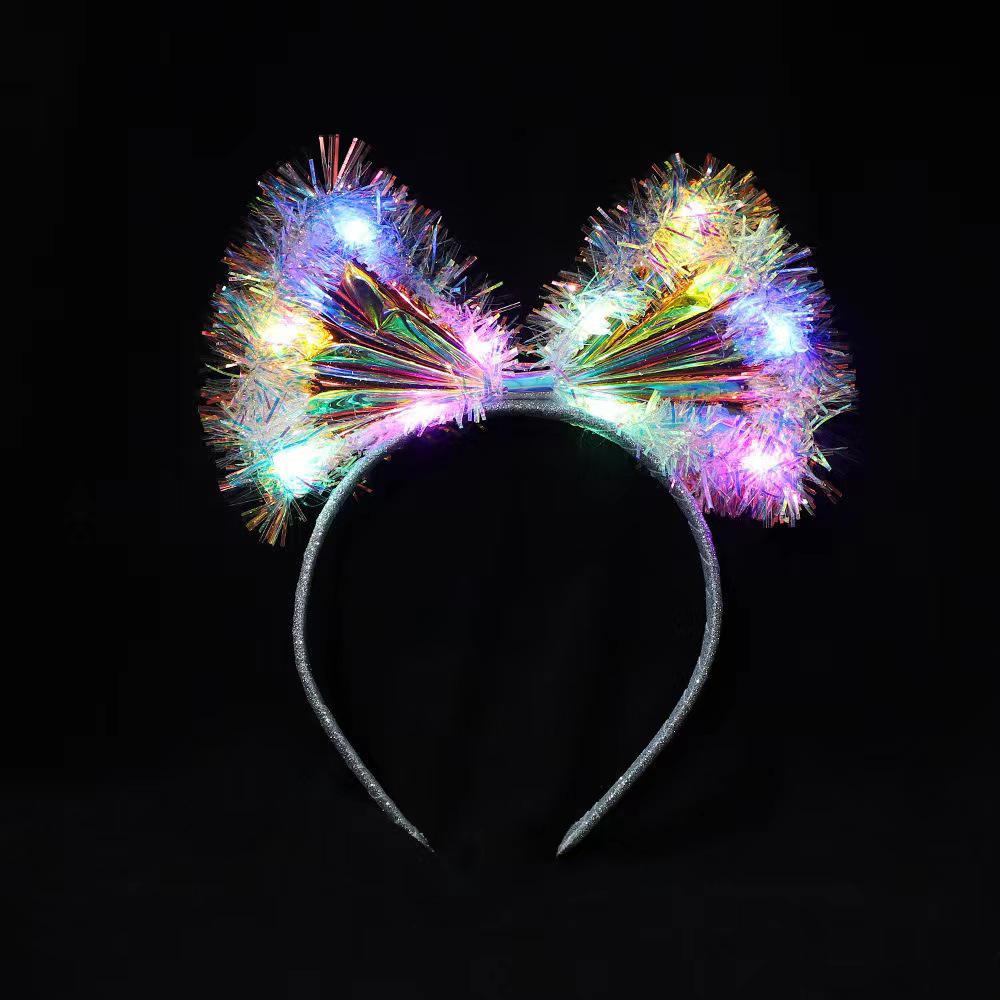 

European & American Laser Light-Up Headband for Stage & Party Decoration