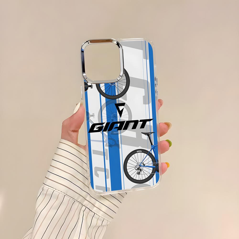 G-Giant Bicycle Phone Case For IPhone 17 Air 16 15 14 13 12 11 Pro Pro Max Plus Transparent Soft Cover