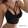 Women Bra Lace Cross Straps Underwear Sexy Sling Vest Brassiere for Wedding Night