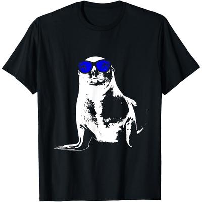 Sea Lion Animal Lover Nature Fans Sunglasses Sea Lion T-Shirt