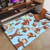 1pc Curious George (7) Design Printed Area Rug Carpet for Bedroom Living Room Home Decor Rugs Mat Non Slip Mat Rug for Bedside
