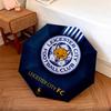 Leicester City Football Club  Pattern, Automatic Folding Umbrella, Portable and Foldable Design, 8 Ribs, a Christmas or Birthday Gift.