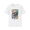 Unisex Softstyle T-Shirt Skull Graffiti Dripping Paint Art