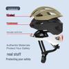 DEVIATE Unisex Integrated Cycling Helmet with 3-Mode Tail Light