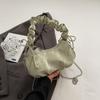 New Design Y2k Shoulder Bag Korean Style Crossbody Handbags Fashion Pleated Underarm Bags  Girls