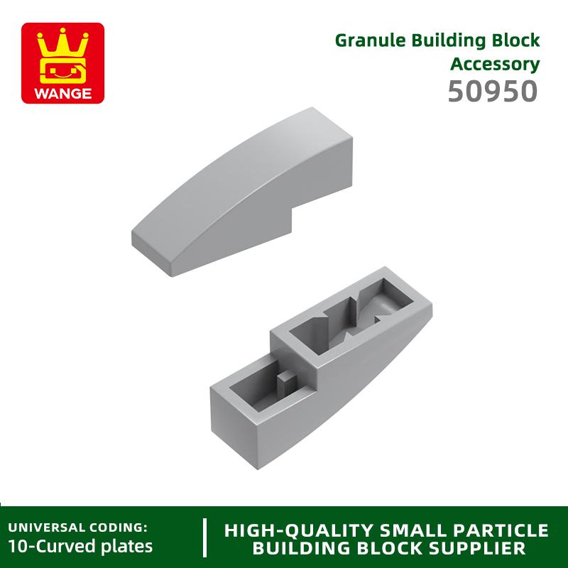 142Pcs/lot 50950 3x1 Curved Constructing Blocks MOC Classic Accessories Compatible Featuring Bricks Children Playthings Gift Box