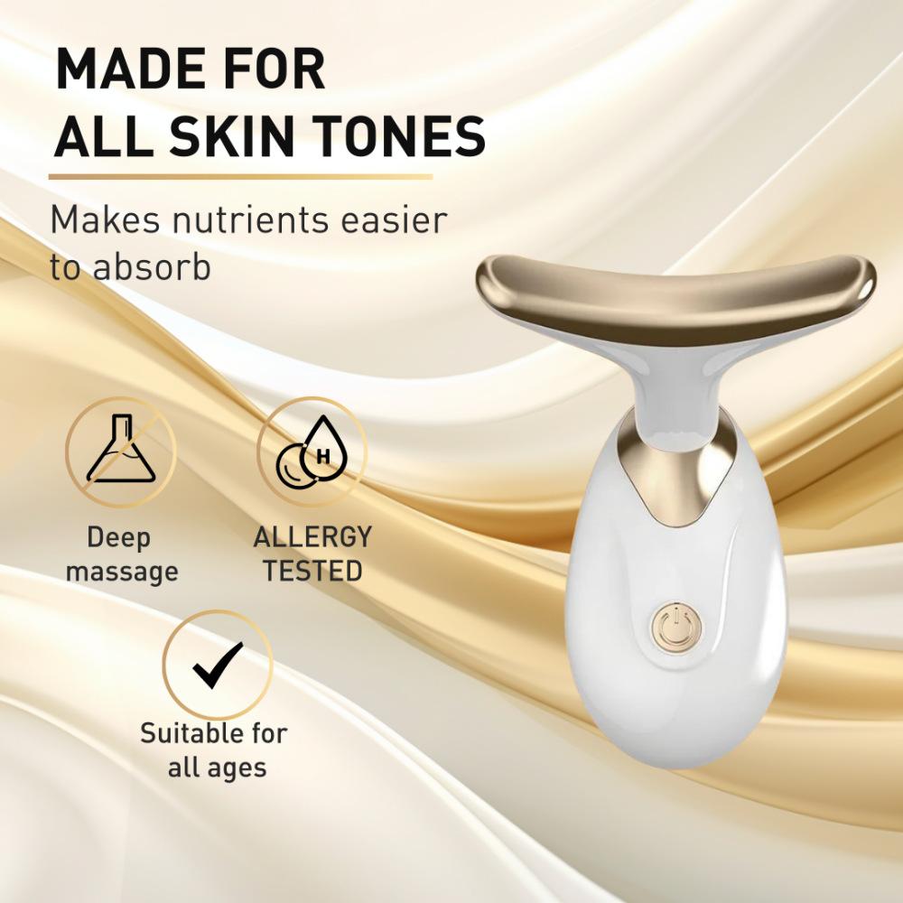 Facial Massager Device, Home Use Beauty Device for Face and Neck, Electric Lifting & Tightening, Portable Anti-Aging Massager, Wrinkle Reduction