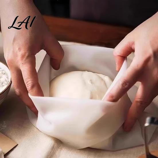 Portable Dough Mixing Pouch Silicone Kneading Bag Non-Stick Flour And Proofing Bag Easy Clean Baking Equipment for Baking Reusable Kitchen
