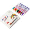12 Color Acrylic Paint Pens Set with Quick-Dry Ink Markers for Painting, Wood, Ceramics, Glass,