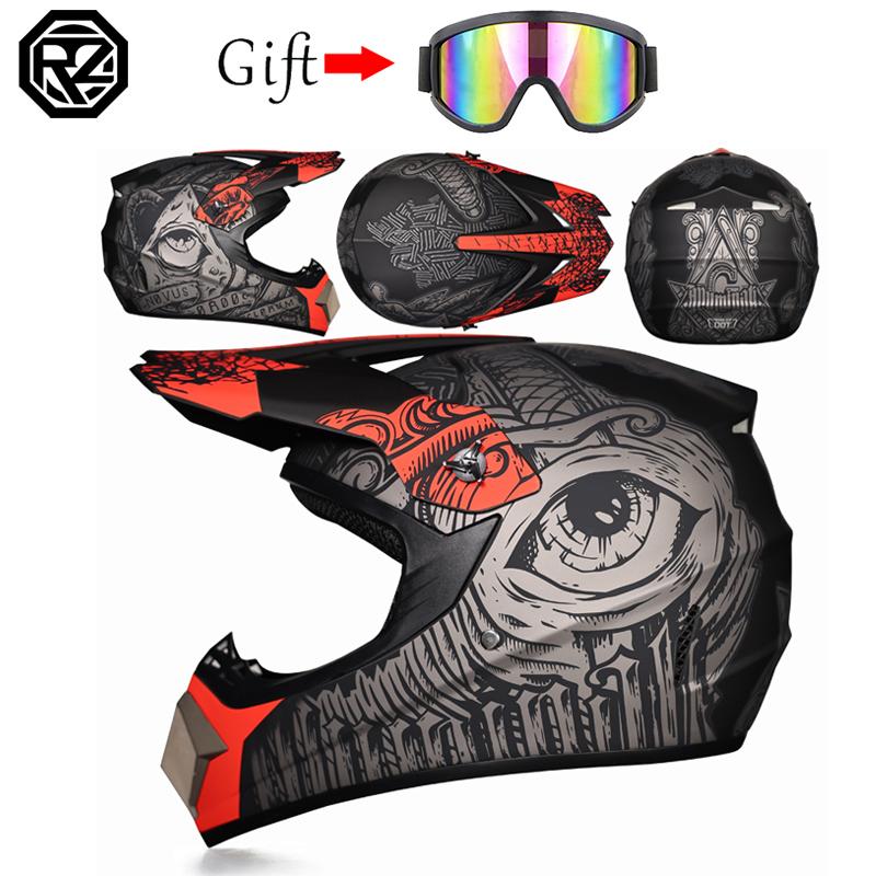 Children And Adolescents Professional Full Coverage Motorcycle Off-Road Race Helmet Bike Am Dh Helmet Capacity Motocross Casso