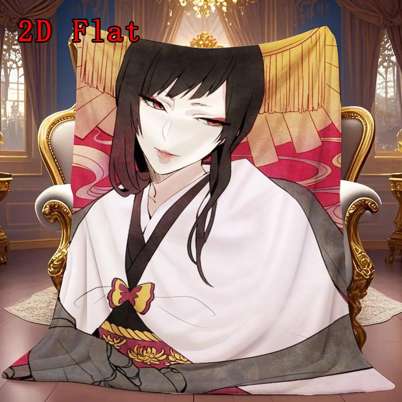 Shutara Shimachi 2D Flat Pattern Flannel Blanket High quality All Seasons Warmth and Comfort Perfect for Christmas Gifts.DMT0925251