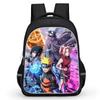 NARUTO Anime Youth Mochila Everyday Backpack,With Adjustable Sling Strap & Front Pocket,Lightweight & Durable,for Boys & Girls Age 5-11
