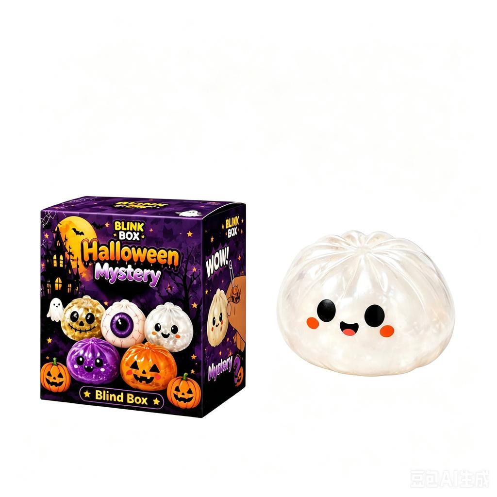 Halloween Baozi Toy - Soft Buns for Party Favors, or Goodie Bag Fillers