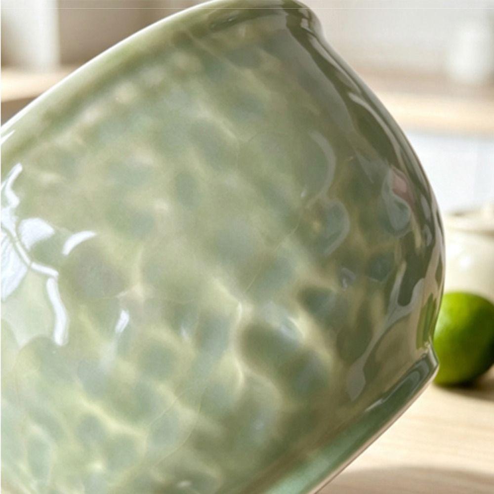 Large Capacity Ceramic Fruit Washing Bowl Self-Rotating Fruit Cleaner  Kitchen Use