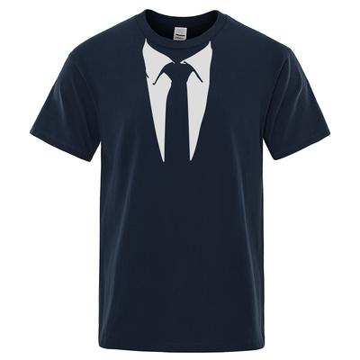 Funny Retro Style Tie 3d Print T-Shirts Men Fashion Street  Hip Hop Clothing O-Neck Short Sleeve Casual Oversized T Shirt