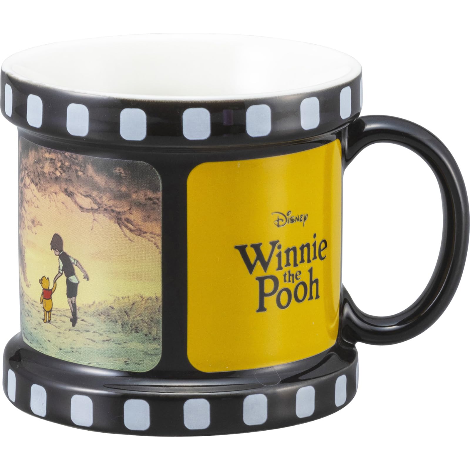 

Sun Art Walt Disney Company 100th Anniversary D100 the Film SAN4181 Winnie Pooh Mug, Pooh, Approx. 300ml, чёрный