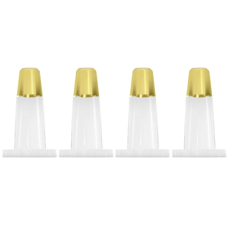 

4pcs Acrylic Clear Legs set Sofa & Cabinet Feet set Contemporary Clear Acrylic Legs Simple Install for Furniture