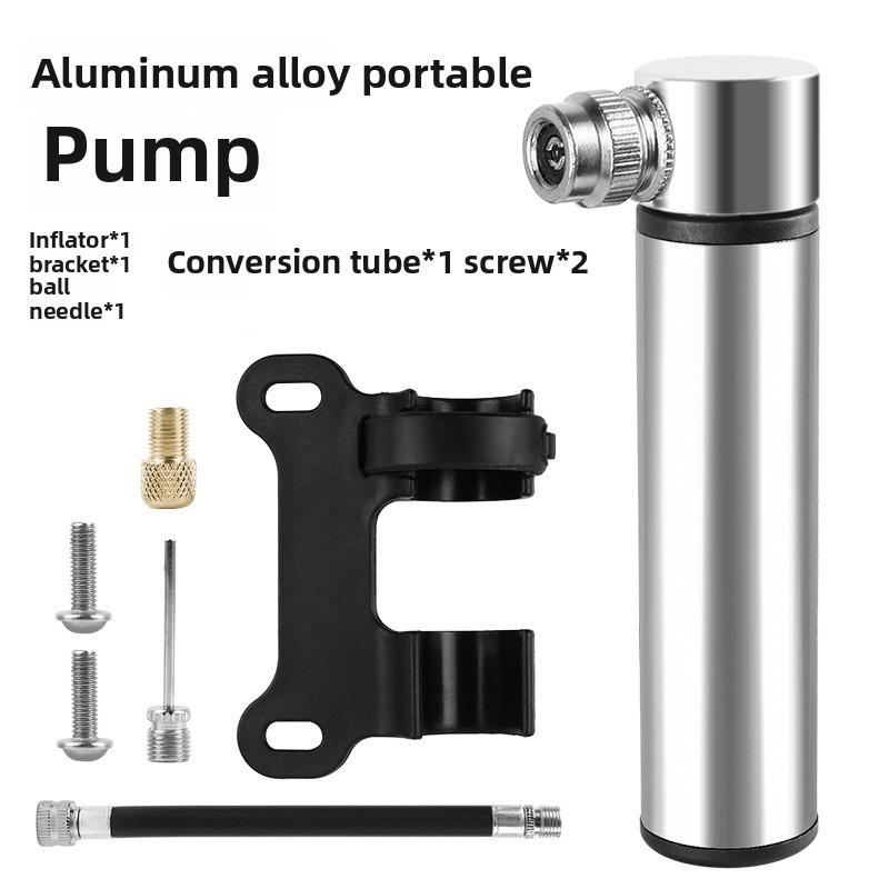 Portable Pocket MTB Bike Pump 120 PSI Mini Cycling Tire Inflator Hand Air Pump Bike Accessories Mountain Road Bicycle Pump