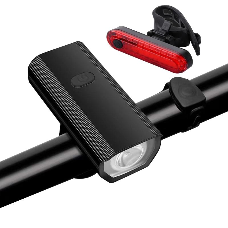 

Bike Front Back Light Very Bright USB Rechargeable Bicycles Front Headlight Waterproof 3 Modes for Mountain Road Bikes