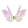 50 Stück 3D Organza Stoff Schmetterlings-Applikationen Doppellagige Chiffon Schmetterlings-Stickerei-Aufnäher Handgefertigte Haarnadel-Accessoires