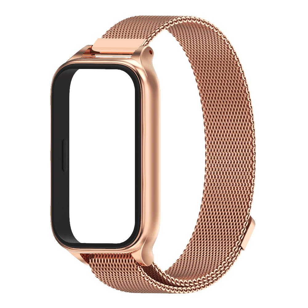 For Smart Band 9 Active Strap Smart Bracelet Mi Band 9 Active Strap Metal Stainless Steel Replacement Wrist Watchband