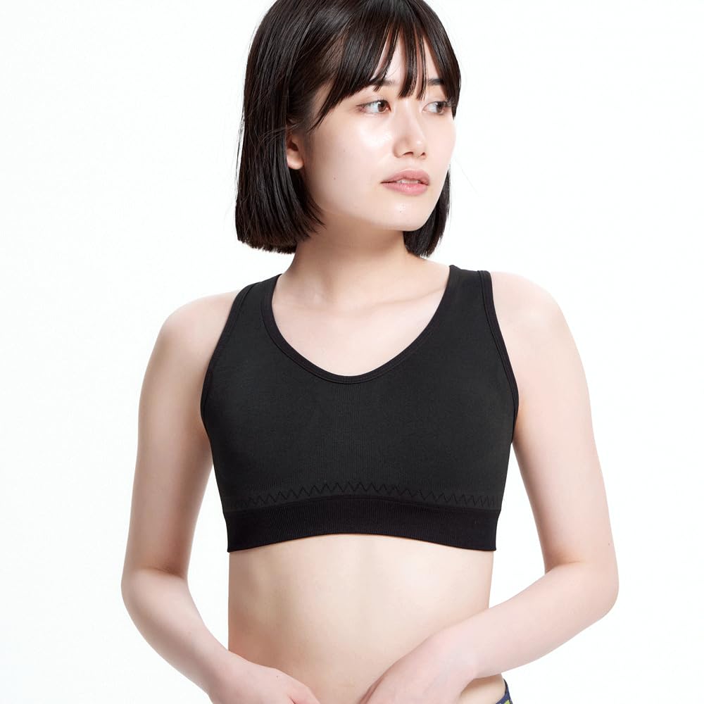 

Органический хлопок Ночь для Дня и для Нежный к коже [YogaIrie] Бюстгальтер, Ночь, Менструация, (МЛ, Черный) чёрный