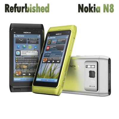 Refurbished Nokia N8 Original Unlocked 3G 1200 mAh Battery Mobile Phone With 1 SIM