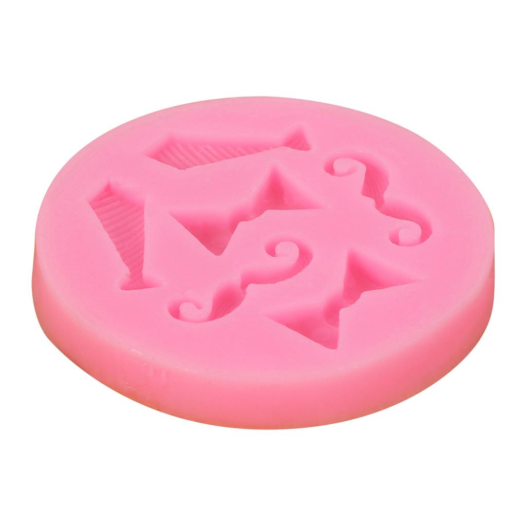 Bowtie Mustache Silicone Molds Fondant Fondant Cake Molds Making Pastry Chocolate Molds Baking Decorating Tool Nonstick