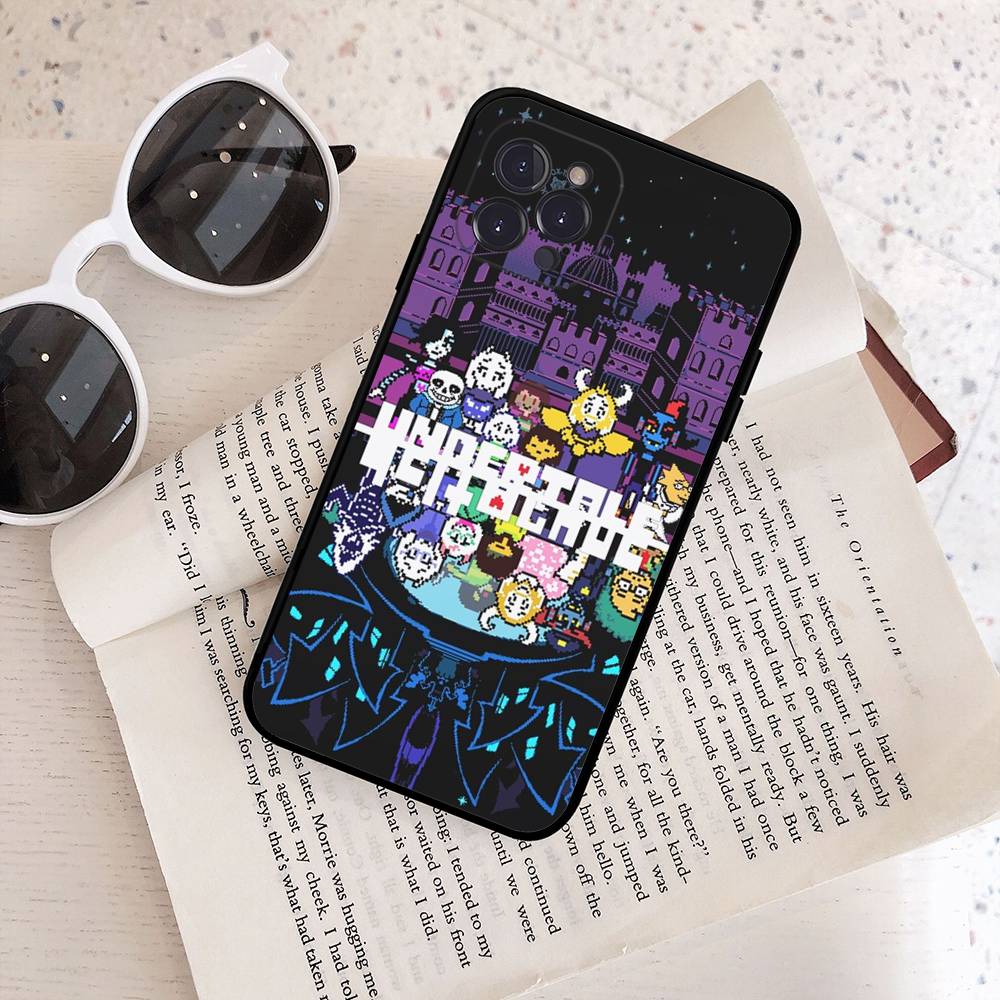 U-Undertale Game Phone Case For IPhone 17 Air 16 15 14 Plus 13 12 Mini 11 Pro Max Black Cover
