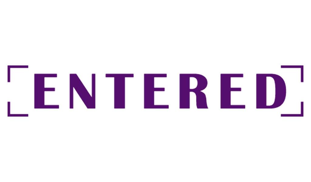 Printtoo Entered Self Inking Rubber Stamp Pre-Inked Office Stamp- Home Office Business Stationery, Black- 42 x 9