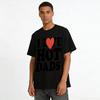 I Love Hot Dads Graphic Tee, Funny Heart Melt Print Casual Top, Unisex Daily Wear T-Shirt Pure Cotton T-shirt