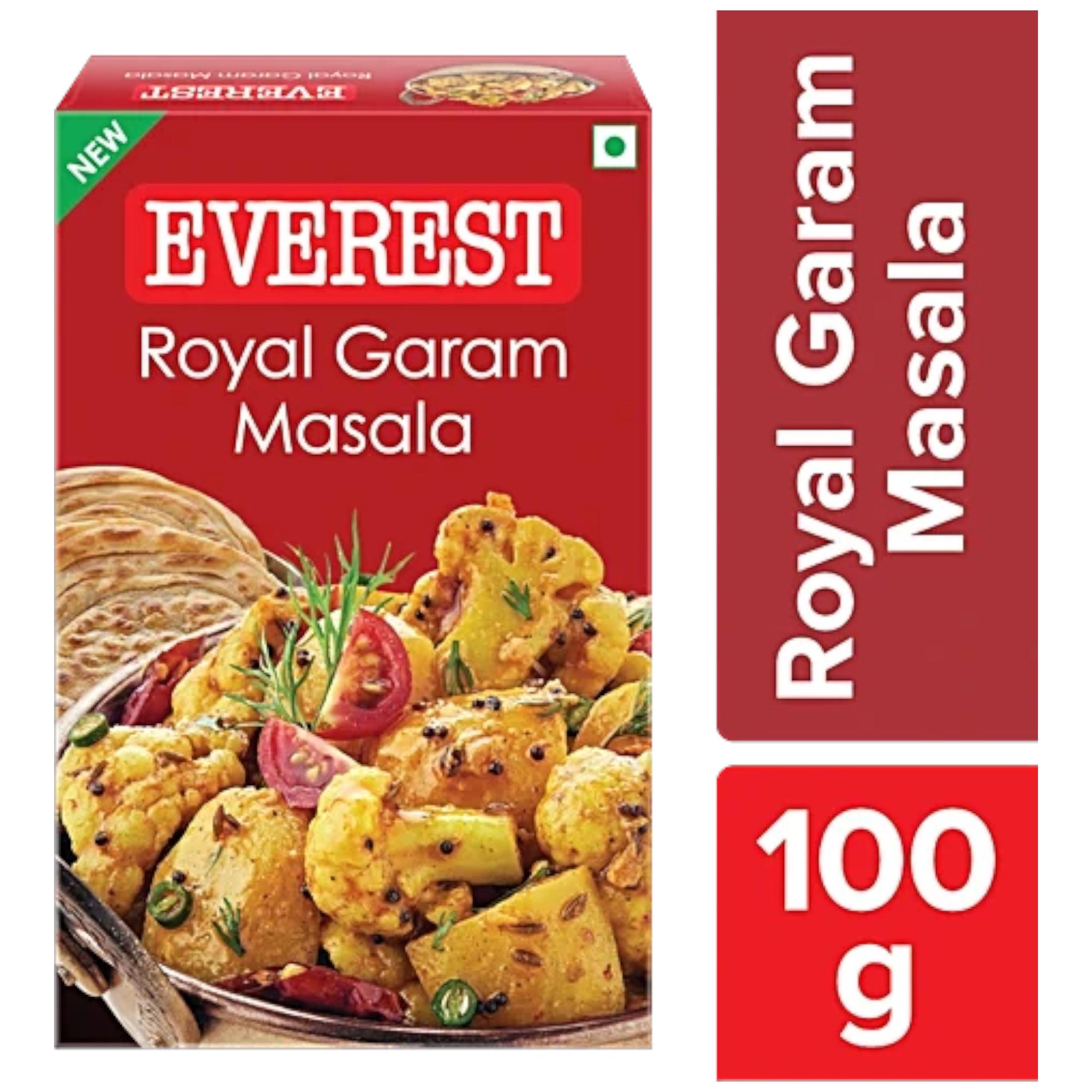 

Everest Royal Garam Masala Powder 100 g Carton For Rich Aroma Robust Spice Blend Enhances Flavor In Everyday Cooking