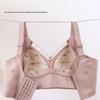 Large Size Bra Women's Bra Gathered Together Thin Style No Steel Ring Sexy Bra Lace Adjustment Type Double Breasted Bra Women's Bra