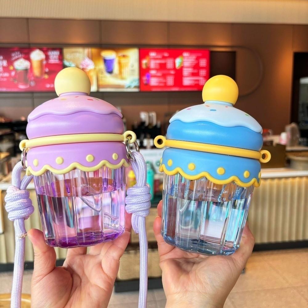 Transparent Clear Tumbler Crossbody Hanging Rope Iced Coffee Cup Drinkware Suction Cup Home Use