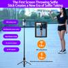 Tripod Screen Mirroring Selfie Stick WIFI Projection Screen Real Time Display Selfie Monitor For Smartphone Video Recording