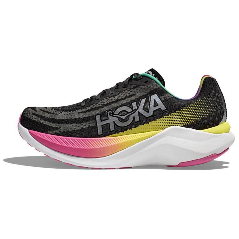 

HOKA ONE ONE Mach X Black Silver Multi Color Sneakers 1141450-BKSV 41 чорний