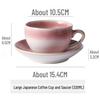 Retro Ceramic Latte Art Coffee Mug