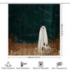 Spooky Ghost Shower Curtain Halloween Decor Gothic Horror Bathroom Set Vintage Creepy Wall Hanging Tapestry Home Decor