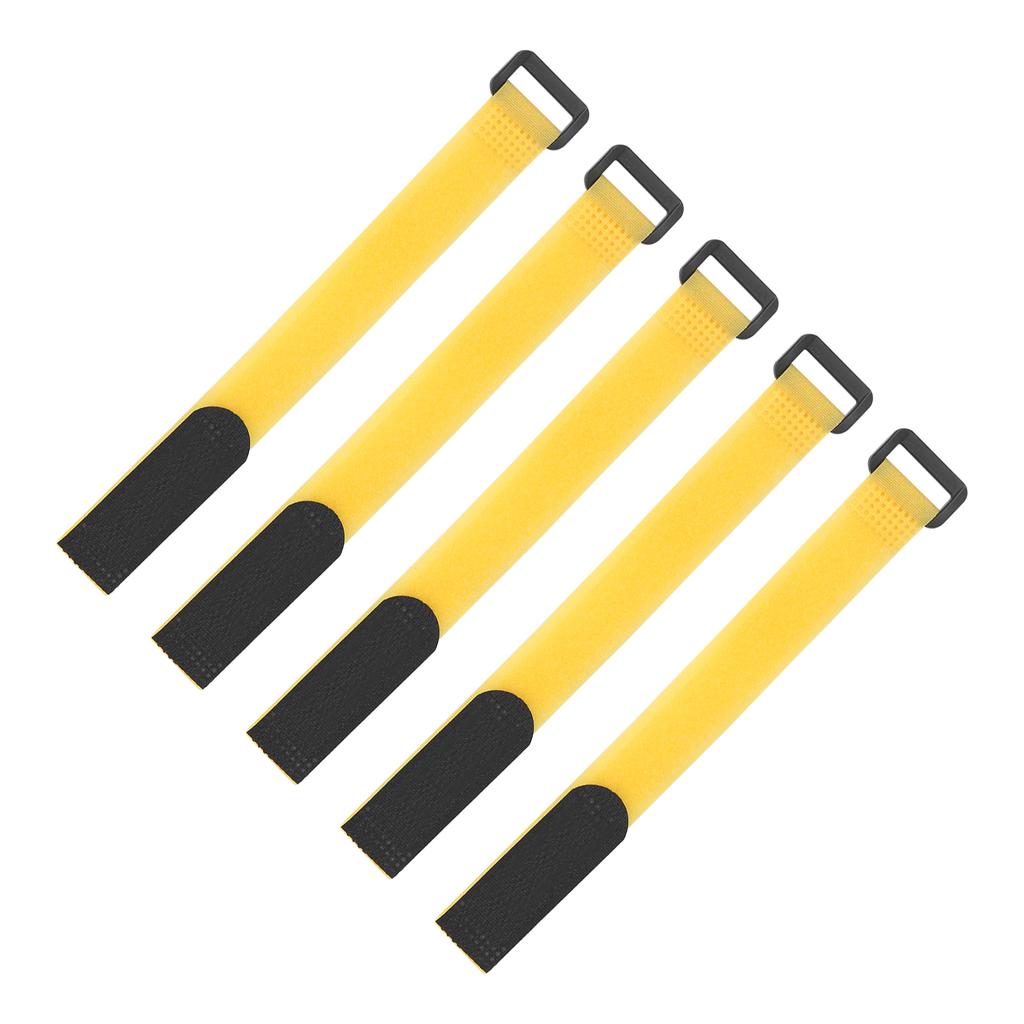 DUUTI 5Pcs 19cm   Handlebar Strap   Nylon Hook   Fixing Tape Adhesive Strap
