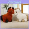 Pony Animal Plush Figure With Fluffy Long Hair For Baby Gift And Kids Room