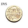 Pumpkin Wax Seal Halloween Themed Brass Stamp Head, Ghost Witch Bat Engraved Hand Account Decoration Sealing Replacement Head for Envelope Journal