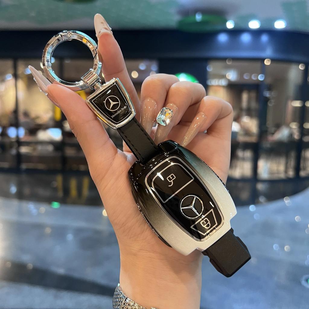 ULA5 Key Fob Cover For Mercedes Benz A B C E S Class W204 W205 W212 W213 W176 GLC MAYBACH Keyless Soft Case