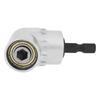 1/4in 105 Degree Angle Hex Extension Drill Bit Chromium Vanadium Alloy Steel Adjustable Screwdriver Socket Holder Adapter