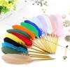 Retro Style Feather Quill Ballpoint Pen Wedding Gift Office School Supplies Kawaii Student Present Gift