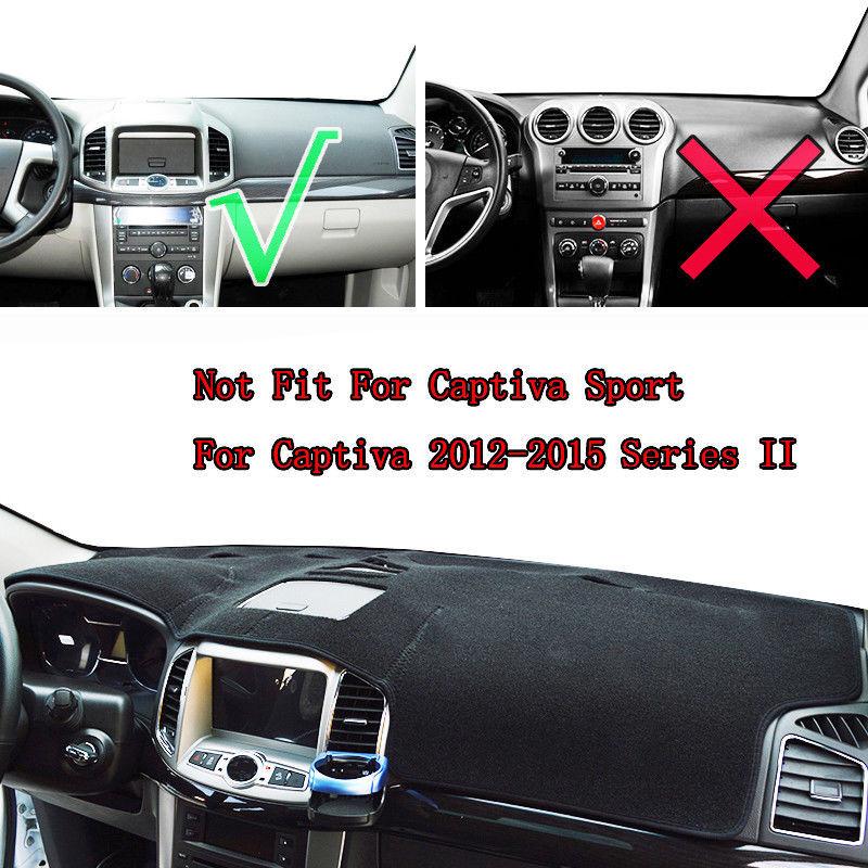 Für Chevrolet Captiva Holden 2006-2018 Auto Armaturenbrett Abdeckung Matte Pad Armaturenbrett Sonnenschutz Dashmat Instrumenten Schutz Teppich Zubehör
