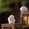 Cute Little Rabbit Animal Rabbit Tea Pet Ornament Ceramic Office Desktop Desk Tea Room Tea Table Home Decoration