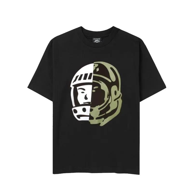 

Clearance Special Billionaire Boys Club Fashion BBC Neon Lettering Logo Men s loose cotton short sleeve T-shirt High quality XXXL