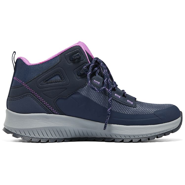 Skechers Versatile Mid-Top Outdoor Functional Shoes Women Shoes Blue Purple 180086-NVPR