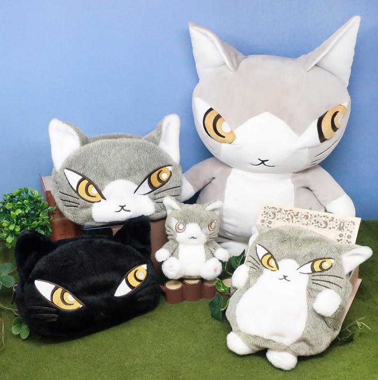 Naitou Design Dayan the Cat Baby Dayan Reversible Pouch, Dimensions: Approx. 16.5cm H X 22cm W X 5cm D